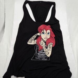The Little Mermaid Ariel Graphic tattoo Tank XL